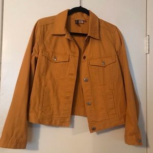 Mustard Yellow Denim Jacket